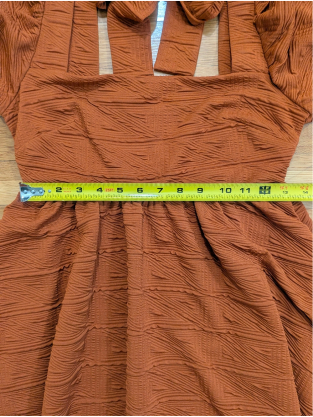 Free People Violet Mini Dress Cinnamon Orange Size Small - Picture 8 of 15